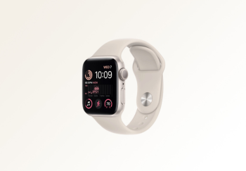 Часы Apple Watch SE (2022) GPS 40mm Aluminum Case with Sport Band цвета Сияющая звезда MNT33