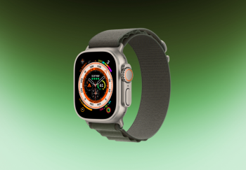 Часы Apple Watch Ultra GPS + Cellular 49 мм, титановый корпус, ремешок Alpine Зеленого цвета,размер L MNHC3
